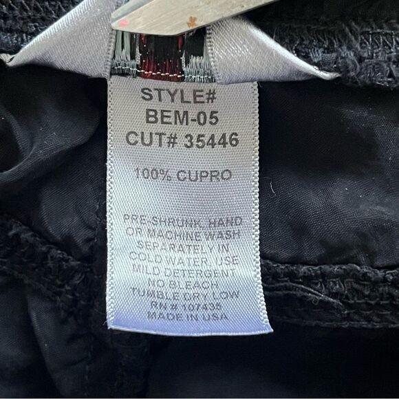 Hardtail Slouchy Cargo Shorts Size Small Black with Drawstring - Picture 4 of 4